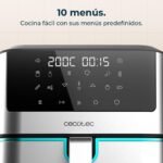 Cecotec Freidora de aire Cecofry Supreme 8000, 8 L, 1800 W, 10 menús, Tecnología Perfeft Cook, 30ºC – 200ºC, Control táctil.