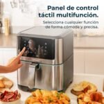 Cecotec Freidora de aire Cecofry Supreme 8000, 8 L, 1800 W, 10 menús, Tecnología Perfeft Cook, 30ºC – 200ºC, Control táctil.