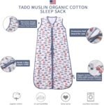 Saco de dormir de muselina de algodón orgánico Tado