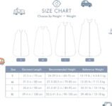 Saco de dormir de muselina de algodón orgánico Tado