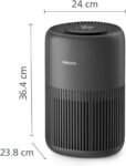 Philips Purificador de Aire Serie 900, HEPA NanoProtect + Filtro de Carbón Activo, CADR 250m³/h para Alérgicos 65 m², Silencioso, Inteligente y Ahorro Energético (AC0951/13)