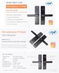 PNI PNI-PTY6526 Cerradura SafeHome PTY6526, Huella Digital, Código, Etiqueta, Aplicación Tuya Smart, 100 Usuarios, Negro, 250 x 140 x 75 mm