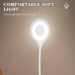 Valink-luz nocturna inteligente activada por voz, lámpara de Control de voz USB, luz nocturna de escritorio, Mini lámpara de escritorio Flexible para el hogar y el dormitorio