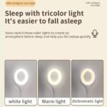Valink-luz nocturna inteligente activada por voz, lámpara de Control de voz USB, luz nocturna de escritorio, Mini lámpara de escritorio Flexible para el hogar y el dormitorio