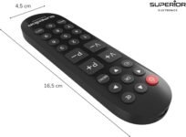 Control remoto universal Superior Ready 5 con autoaprendizaje para todos los televisores y televisores inteligentes: listo al instante para LG, Samsung, Sony, Panasonic, Philips