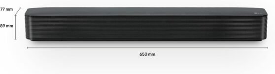 LG SQM1 – Barra de Sonido, 40W, Todo en Uno, Bluetooth 4.0, 2.0 Canales, Dolby Digital, Bass Blast Sound, Negro