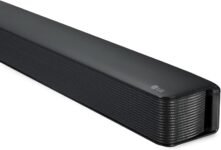 LG SQM1 – Barra de Sonido, 40W, Todo en Uno, Bluetooth 4.0, 2.0 Canales, Dolby Digital, Bass Blast Sound, Negro