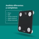 Kubo – Báscula Inteligente – 13 Análisis Diferentes – Registro de hasta 10 Usuarios – App Compatible con iOS o Android