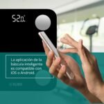 Kubo – Báscula Inteligente – 13 Análisis Diferentes – Registro de hasta 10 Usuarios – App Compatible con iOS o Android