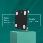 Kubo – Báscula Inteligente – 13 Análisis Diferentes – Registro de hasta 10 Usuarios – App Compatible con iOS o Android