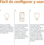 Amazon Basics Bombilla LED inteligente multicolor, casquillo E27, 8 W (equivalente a 60 W), funciona solo con Alexa, paquete de 2