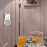 Cozycase Google Nest Mini, Google Home Mini, gestión de cables integrada sin tornillos (blanco + gris)