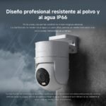 XIAOMI Outdoor Camera CW300 – Cámara Exterior con Resolución 2560p, IP66, Detección de Personas AI, Visión Nocturna, 360 Grados, Blanco (Versión ES)
