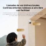 XIAOMI Outdoor Camera CW300 – Cámara Exterior con Resolución 2560p, IP66, Detección de Personas AI, Visión Nocturna, 360 Grados, Blanco (Versión ES)