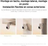 XIAOMI Outdoor Camera CW300 – Cámara Exterior con Resolución 2560p, IP66, Detección de Personas AI, Visión Nocturna, 360 Grados, Blanco (Versión ES)