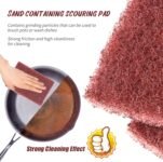 Esponja de limpieza de esmeril, esponja abrasiva mágica multiusos para limpieza de cocina, fregadero y cuenco, 10 piezas