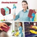 Esponja de limpieza de esmeril, esponja abrasiva mágica multiusos para limpieza de cocina, fregadero y cuenco, 10 piezas