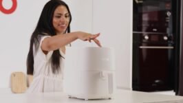 EVVO Freidora sin aceite Tasty Fryer – 6 litros, 1700W, Tecnología Dual Cyclone, Multifunción, hasta 200º