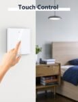 Maxcio Interruptor de luz WiFi, interruptor inteligente de 1 vía compatible con Alexa/Google Home, control de voz, control de aplicación y función de temporizador, requiere neutro