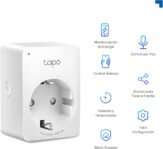 Tapo P110 (paquete de 2) – Mini enchufe inteligente Wi-Fi (con monitoreo de energía), programación encendido/apagado, ahorro de energía, compatible con Alexa y Google Home