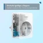 Tapo P110 (paquete de 2) – Mini enchufe inteligente Wi-Fi (con monitoreo de energía), programación encendido/apagado, ahorro de energía, compatible con Alexa y Google Home