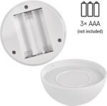 EMOS – Luz nocturna LED con sensor – LED COB en blanco frío, funciona con pilas (3 x AAA) – Soporte magnético para una fácil orientación – 3 modos: AUTO/ON/OFF – Alcance de 15 m, duración de 30 s