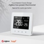 Termostato inteligente TUYA ZigBee de pared, pantalla LCD programable, mando a distancia, funciona con pilas, para horno