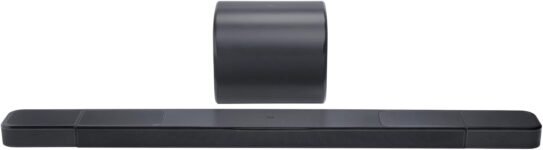 JBL Bar 300 MK2, Barra de Sonido 5.0 Todo en Uno con Bluetooth para TV, Sonido Envolvente Dolby Atmos, HDMI eARC, Wi-Fi, Vídeo 4K, PureVoice 2.0 y MultiBeam 3.0, Negro