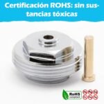 Adaptador metálico compatible con Samson M23 hembra x1.5 (prototipo) a M30 x 1.5 – Compatible con termostato M30x1.5 macho (Tado, AVM, Homematic, Fritz)