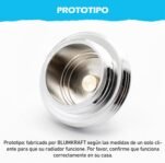 Adaptador metálico compatible con Samson M23 hembra x1.5 (prototipo) a M30 x 1.5 – Compatible con termostato M30x1.5 macho (Tado, AVM, Homematic, Fritz)