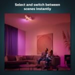 Philips Hue Dimmer Switch Wireless Smart Switch V2 (sin instalación, exclusivo para luces Philips Hue) para iluminación interior, sala de estar, dormitorio