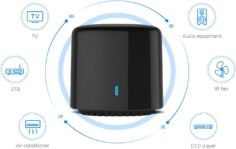 RM4C Mini Wi-Fi IR Blaster Control de voz inteligente universal con Google Home y la aplicación Alexa Smart Home HUB Broadlink. (Solo Wi-Fi de 2,4 GHz)