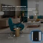 RM4C Mini Wi-Fi IR Blaster Control de voz inteligente universal con Google Home y la aplicación Alexa Smart Home HUB Broadlink. (Solo Wi-Fi de 2,4 GHz)