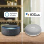 hama | Lámpara Inteligente, Luz de Techo LED WiFi (Lámpara Inteligente con Control por Voz Compatible con Alexa/Google Home, Regulable, 27cm, Control por App) Blanco