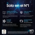 Samsung TV 50 Pulgadas QLED QE1F 4K Smart TV, Imagen y Sonido con AI 4K, Samsung Vision AI, el auténtico Quantum Dot TV Plus