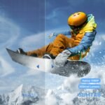 Mini Proyector 4K, Proyector Portátil Android 11, 1080P FHD, WiFi 6, Bluetooth 5.0, Vista de 130 Pulgadas, Netflix, Prime Video y Más Aplicaciones Preinstaladas (Blanco)