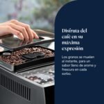 De’Longhi Magnifica S – Cafetera Superautomática Perfetto, Espumador de Leche Manual, Espresso y Capuchino, Panel de Control con Botones, Negro (ECAM22.110.B)