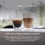De’Longhi Magnifica S – Cafetera Superautomática Perfetto, Espumador de Leche Manual, Espresso y Capuchino, Panel de Control con Botones, Negro (ECAM22.110.B)