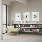 Altavoz Bang & Olufsen Beosound Emerge delgado y compacto diseñado para colocar en una estantería con Bluetooth, WiFi y sonido ultraancho, certificación Cradle to Cradle Gold Tone