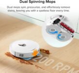 roborock Qrevo Robot Aspirador y Fregona, Funciones Automáticas de Vaciado, Lavado, Secado, Limpieza de Base y Autollenado, Mapeo 3D, Potencia de Succión 5500 Pa Robot Aspirador