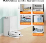 roborock Qrevo Robot Aspirador y Fregona, Funciones Automáticas de Vaciado, Lavado, Secado, Limpieza de Base y Autollenado, Mapeo 3D, Potencia de Succión 5500 Pa Robot Aspirador