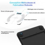 Báscula de Baño Digital, Báscula de Grasa Corporal y Músculos con App, Báscula de Peso Corporal Inteligente, 13 Monitores Composición Corporal Peso Músculo IMC, Máximo 180 kg