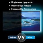 Tira LED TV 3 Metros, Luces LED Retroiluminación TV RGB 5050 LED USB con App y Control Remoto para TV 40-65 Pulgadas, Cine en Casa, Dormitorio