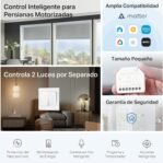 Tapo S112 – Smart Switch WiFi y Bluetooth 2 Canales, Compatible con Matter, Alexa y Google, Modo Luz/Persiana, App Tapo, Control Remoto, Sin Hub, Protección Cero Cruz