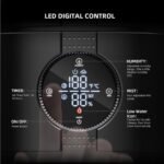 Spider Farmer Nuevo Humidificador 450 ml/h para Plantas Grow Shop Dormitorio GGS Humidificador Ultrasónico Inteligente con Higrómetro Interior Negro Pequeño 5L Relleno Superior