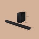 Barra de sonido Samsung 2024 HW-Q800D/ZF – Dolby Atmos Wireless, Q-Symphony, 5.1.2 canales, compatible con SpaceFit Sound Pro y asistente de voz