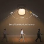 Luz nocturna para niños, (2 piezas) Luz nocturna con sensor de movimiento enchufable, 3 modos de temperatura de color y atenuación continua, luz LED blanca cálida para baño/pasillo/armario