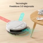 LEFANT M210 Robot Aspirador, 2200Pa, 120min, Suelos Duros, Modo Silencioso, Limpieza Zig-Zag, Sensor Anticolisión 6D, WiFi/Alexa/App, Carga Automática, para Pelo de Mascotas