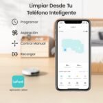 LEFANT M210 Robot Aspirador, 2200Pa, 120min, Suelos Duros, Modo Silencioso, Limpieza Zig-Zag, Sensor Anticolisión 6D, WiFi/Alexa/App, Carga Automática, para Pelo de Mascotas