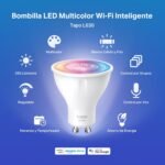 Tapo L630 GU10 (paquete de 2) – Bombilla LED inteligente Wi-Fi, RGBW multicolor, 16 millones de colores, compatible con Amazon Alexa, 350 lúmenes, 3,7 W, ahorro de energía, paquete de 2
